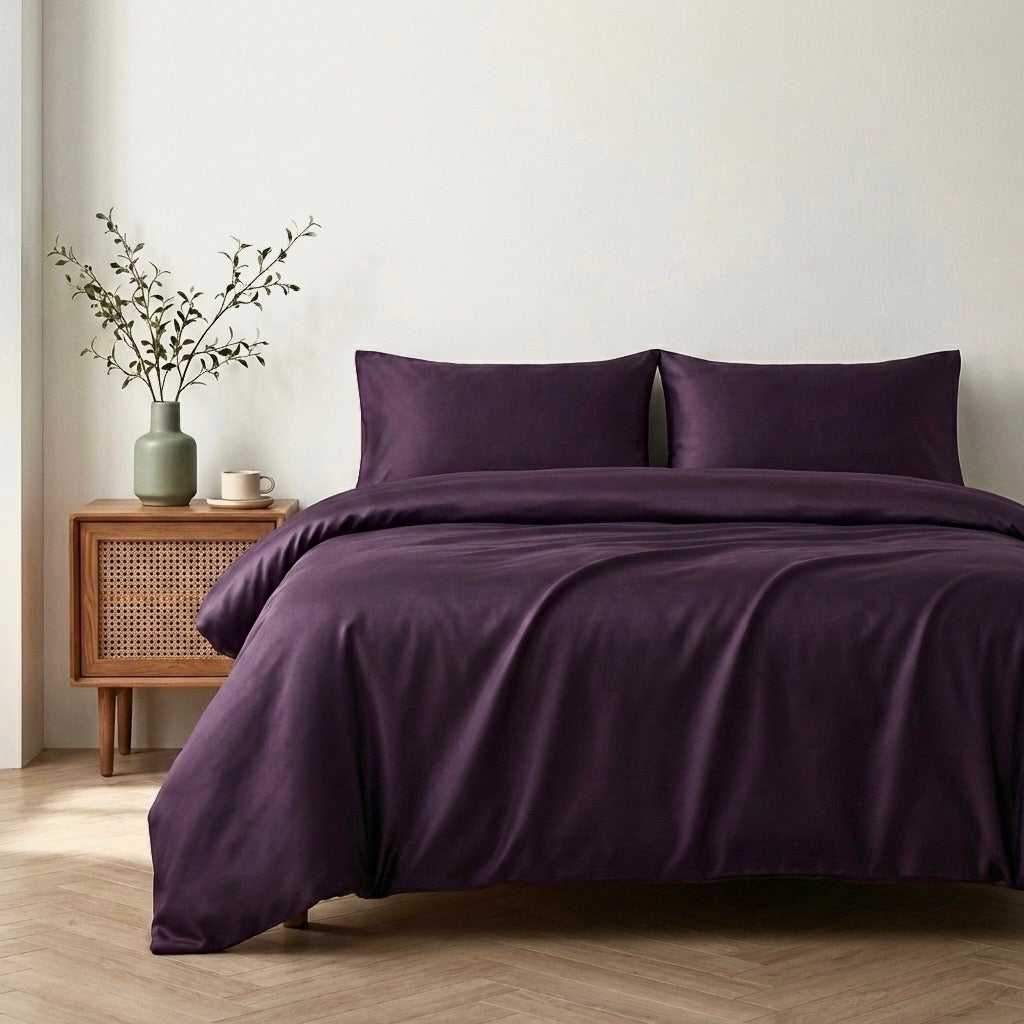 600 TC PURE COTTON  DUVET COVER SET
