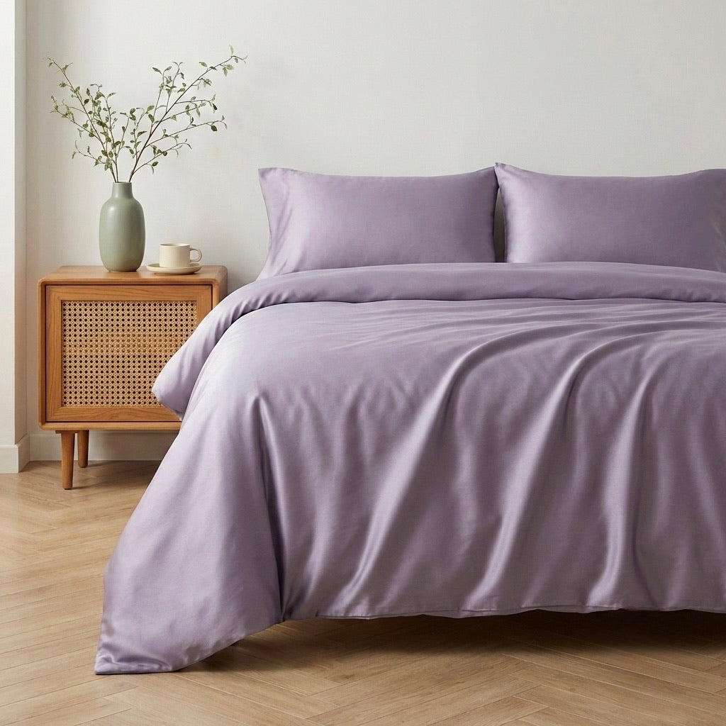 600 TC PURE COTTON  DUVET COVER SET