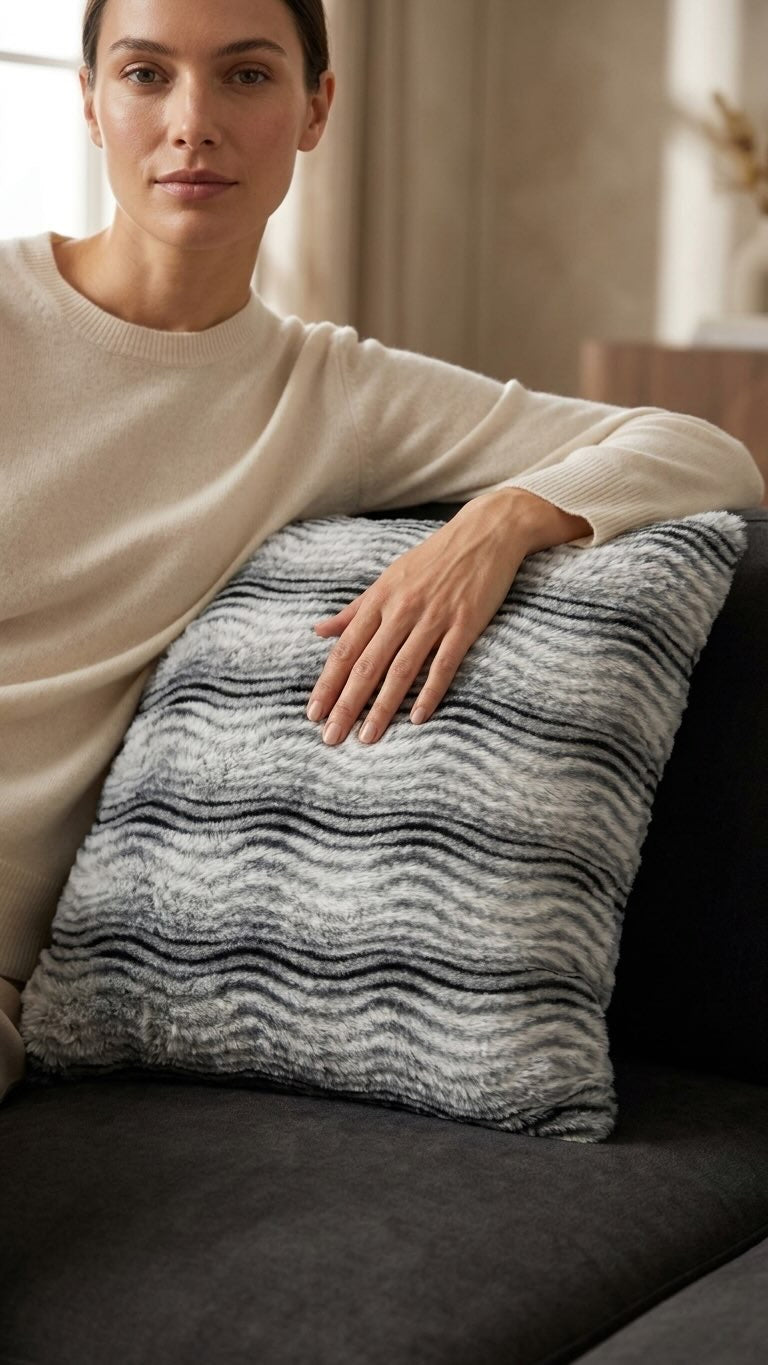AURELIA FAUX FUR CUSHION