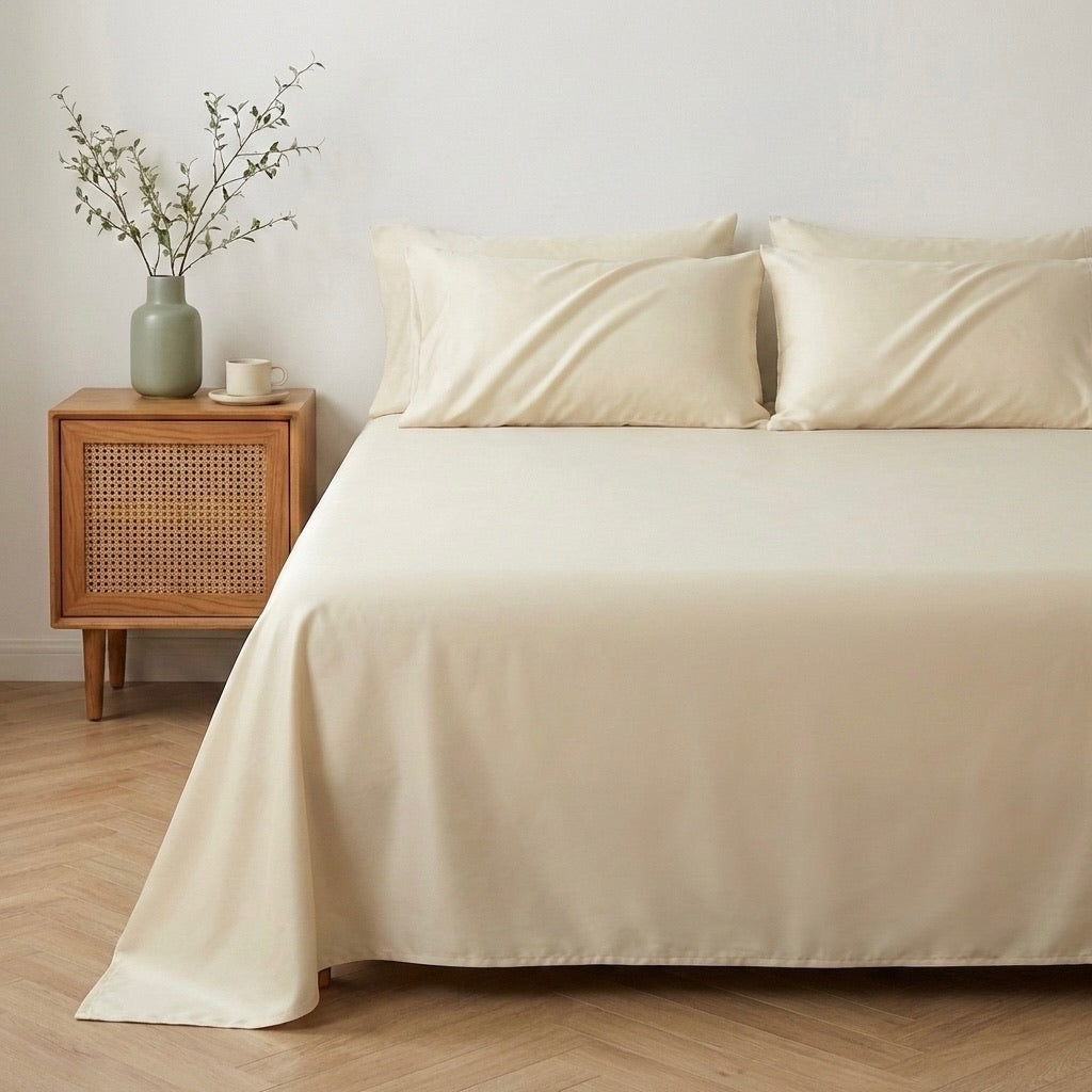 600 TC PURE COTTON BEDSHEET SET