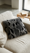 EMPERADOR FAUX LEOPARD FUR CUSHION