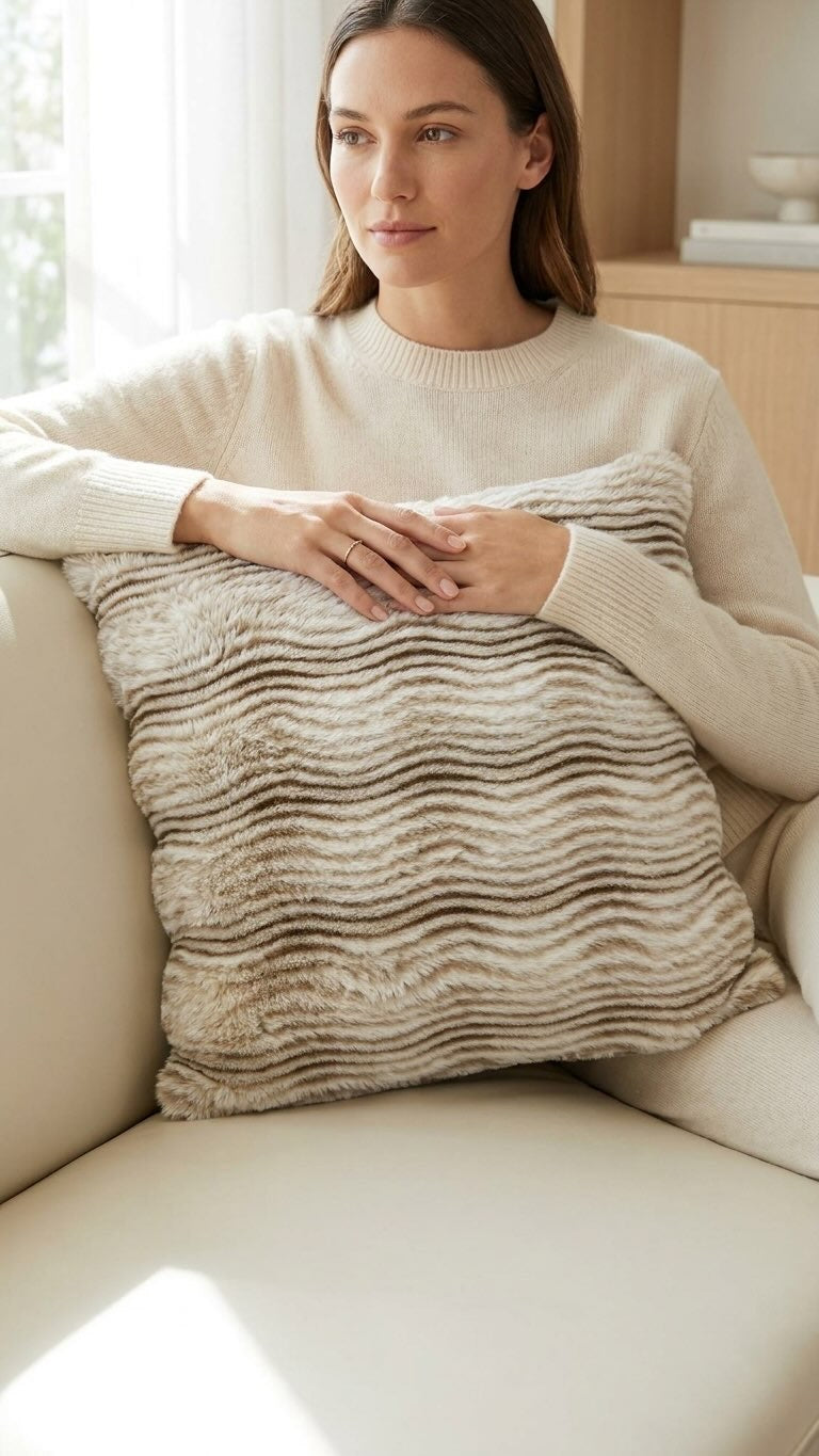AURELIA FAUX FUR CUSHION