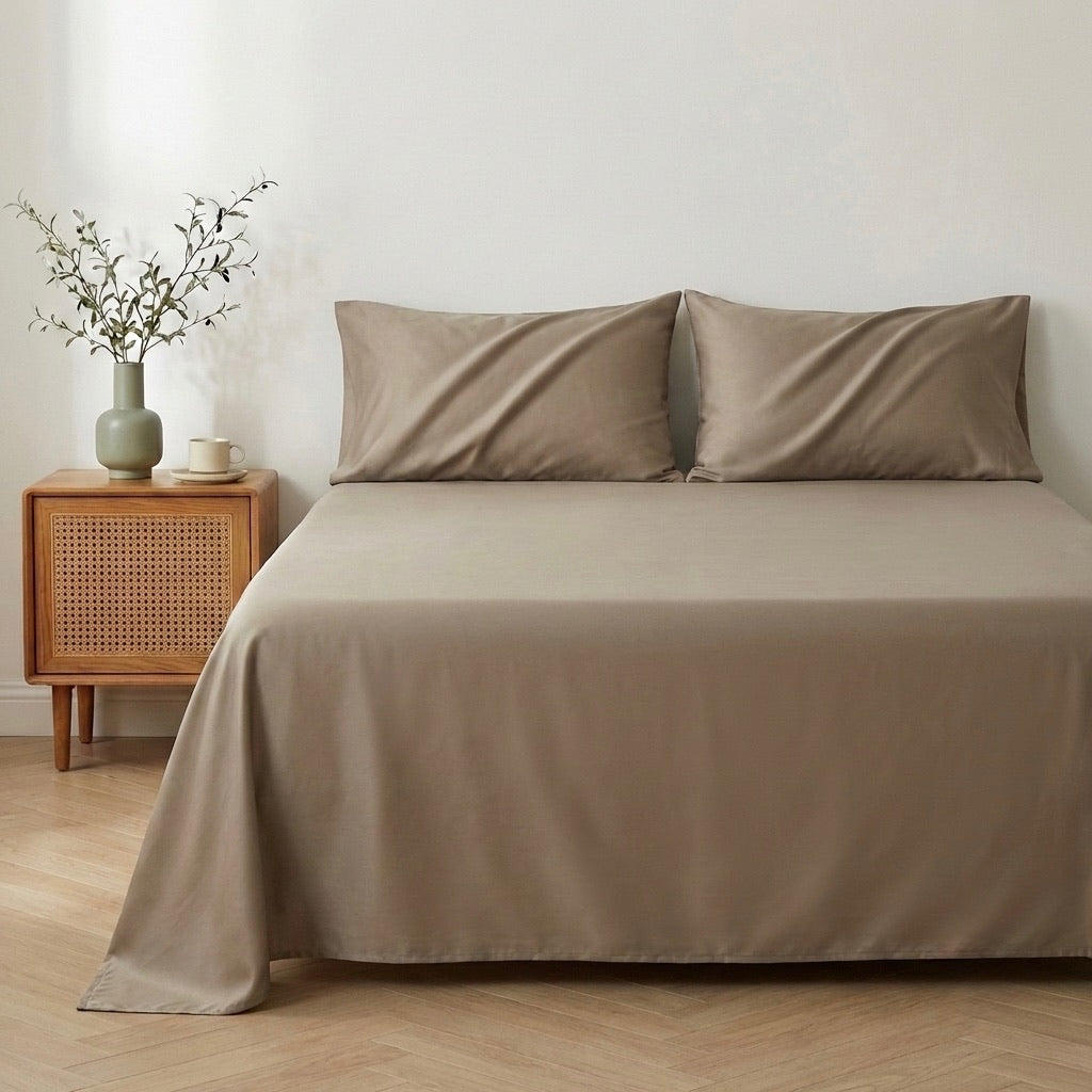 600 TC PURE COTTON BEDSHEET SET