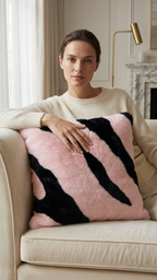 ZAIBI FAUX FUR CUSHION