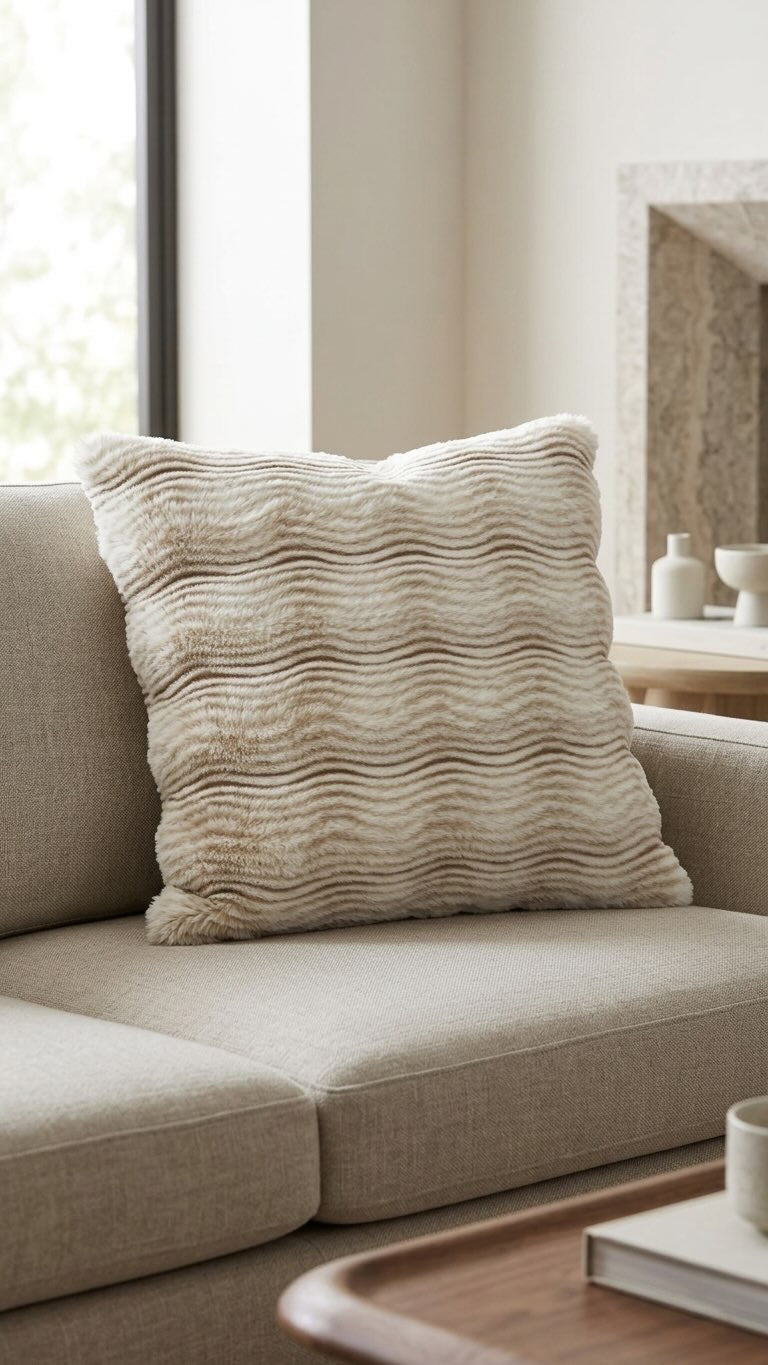AURELIA FAUX FUR CUSHION