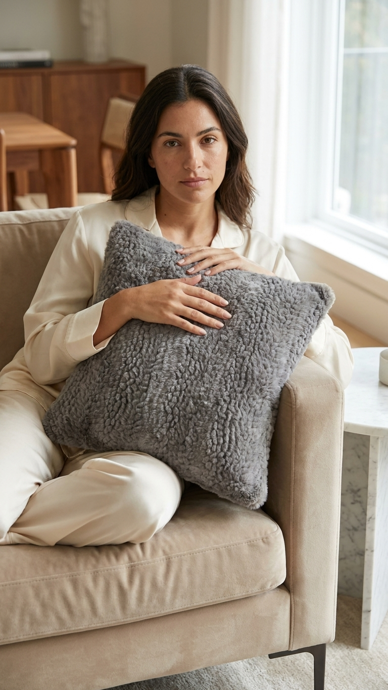 ALPINE FAUX FUR CUSHION