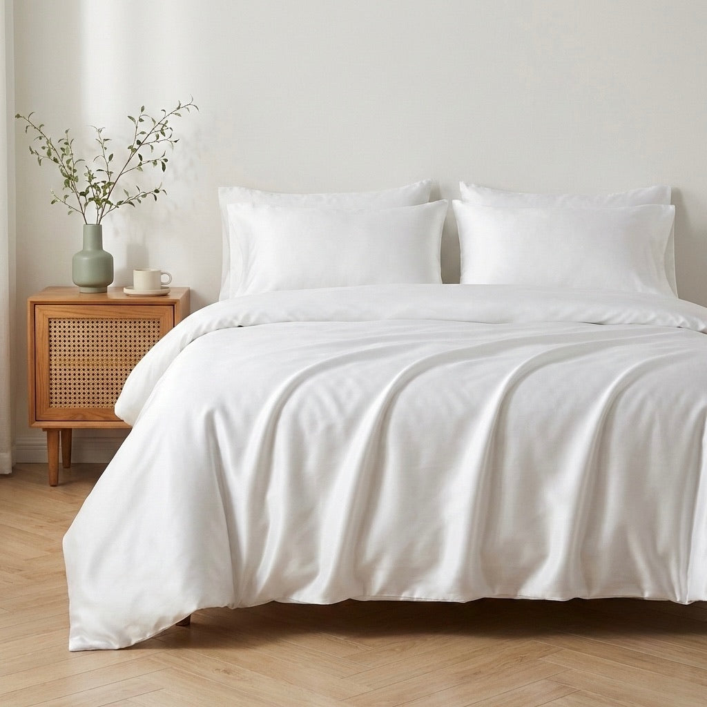 600 TC PURE COTTON  DUVET COVER SET