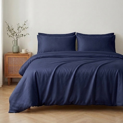 600 TC PURE COTTON  DUVET COVER SET
