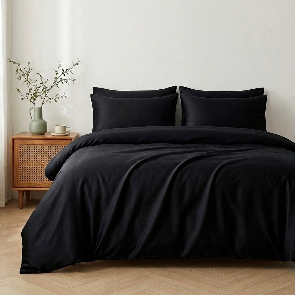600 TC PURE COTTON  DUVET COVER SET