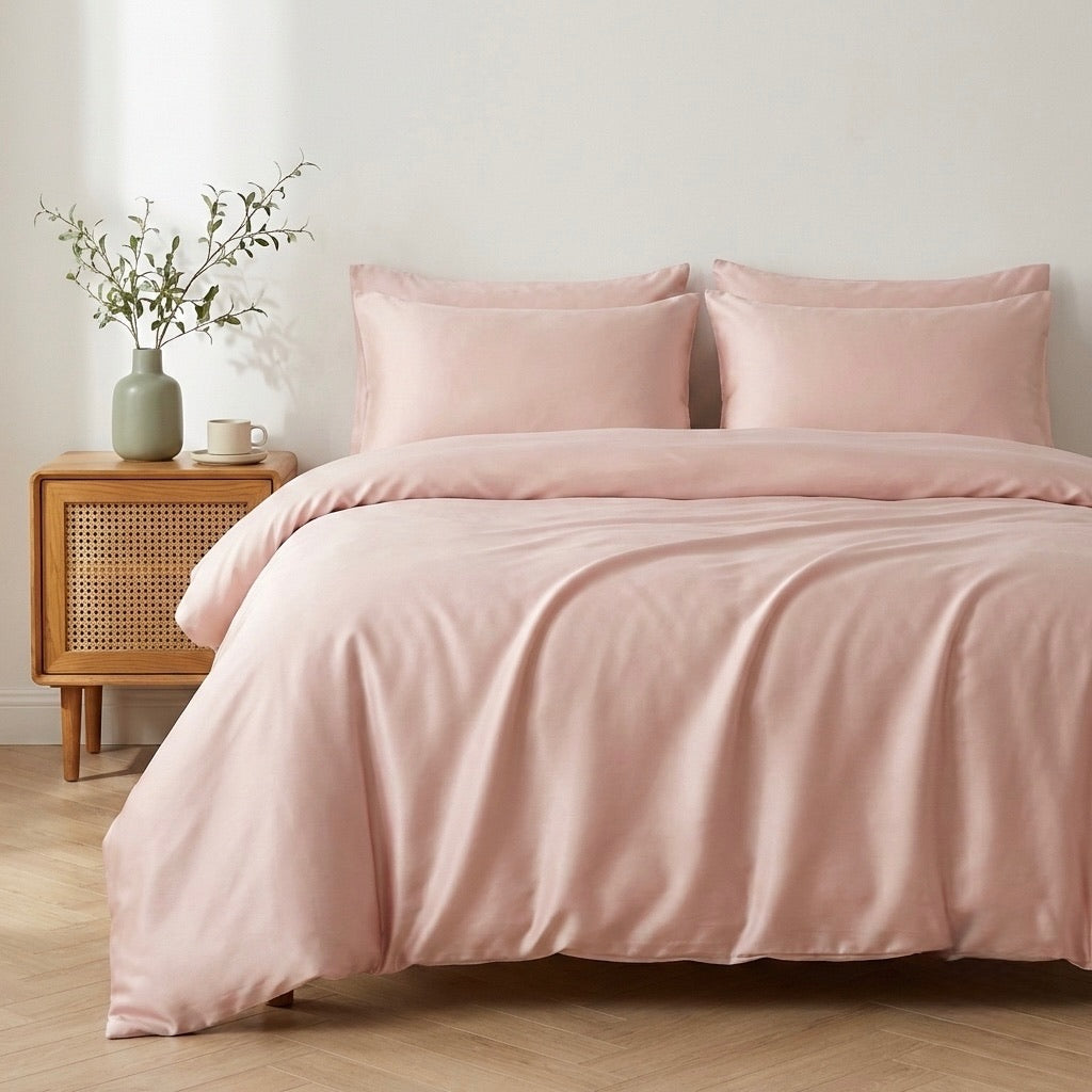 600 TC PURE COTTON  DUVET COVER SET